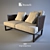 Elegant Busnelli Agra Sofa 3D model small image 1