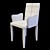 Sleek Giorgetti Idra Chair 3D model small image 5