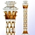 Elegant Classic Column Stand 3D model small image 1