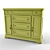 Classic 5-Drawer Chest 3D model small image 1