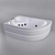 Elegant SAGRA Bathtub 3D model small image 1