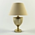 Elegant Porcelain Desk Lamp 3D model small image 1