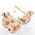 Wooden Lifting Crane (2 Models) 3D model small image 1