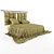 Luxury Dream Bed Linen Set 3D model small image 1