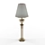 Golden Elegance Table Lamp 3D model small image 1