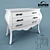 Elegant Dupen S95 4-Drawer Dresser 3D model small image 1