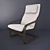 Stylish and Comfortable IKEA POENG 3D model small image 1