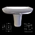 Duravit Puravida Washbasin (072050) - Stylish and Sleek 3D model small image 3