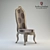 Elegant Fanfani Chair 3D model small image 1