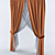 Soft Touch Window Curtains 3D model small image 1