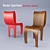 Elegant Contour Chair: Sculptural Sophistication 3D model small image 1