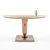 Title: Elegant Oak Design Work Table 3D model small image 1