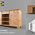 IKEA Sturnes: Stylish Servant with Smooth Gliding Drawers 3D model small image 1