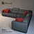 Busnelli Mike Corner Sofa by Marc Sadler 3D model small image 1