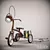 Retro Tricycle Lamp 3D model small image 1