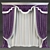 Elegant Window Drapes 3D model small image 1