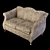 Elegant Epoque Chantal Sofa 3D model small image 4