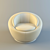 French Designer Spinning Armchair 3D model small image 1