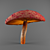 Wonderland Mushroom 3D model small image 1