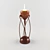 Serenity Flame: Hand-Poured Candle 3D model small image 1