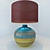 Portuguese Ceramic Table Lamp 3D model small image 1