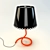 Luminous Lola: Stylish Table Lamp 3D model small image 1