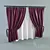 SimpliCurt: Stylish Window Drapes 3D model small image 1