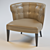 Quilted Headboard Chair 3D model small image 1