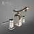 Kraus Unicus KEF-14303CH: Stylish Chrome Basin Mixer 3D model small image 1