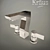 Premium Chrome Bathroom Sink Mixer - Kraus KEF-14603 3D model small image 1