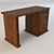 Siena Premium Desk: Elegant and Functional 3D model small image 1
