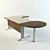 Solenne Office Desk 3D model small image 1