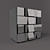Mirrored Illusion Chest of Drawers 3D model small image 1