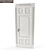 Elegant Pasini Diamond Door 3D model small image 1