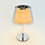 Elegant Glass and Metal Table Lamp 3D model small image 1