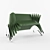 Elegant Park Bench 3D model small image 1