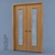 Elegant Interior Door 3D model small image 1