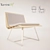 Beeline Bamboo Armchair 3D model small image 1