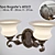 Elegant Eurosvet Sconce 3D model small image 1