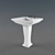 Imperial Pedestal Sink 3D model small image 1