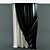 Elegant Texture Curtain 3D model small image 1