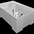 Sleek Architectural Bathtub 3D model small image 1