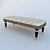 Versatile Textured Bench: Stylish and Comfortable! 3D model small image 1