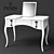 Fendi Lady Desk: Elegant and Luxurious 3D model small image 1