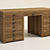 Aston Desk - Stylish & Spacious 180x76x79 cm 3D model small image 1