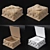 Vray Suede Box: Luxurious Storage Solution 3D model small image 1