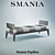 Italian Smania Papillon Couch 3D model small image 1