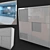 Modern Night Fly Bar Cabinet 3D model small image 1