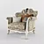 Luxury Classic Armchair 3D model small image 1