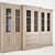 Classic Textured Handleless Wardrobe 3D model small image 1